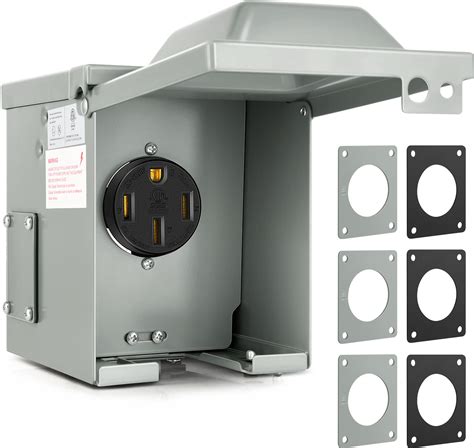 rv electrical receptacle box|camper electrical outlet receptacle box.